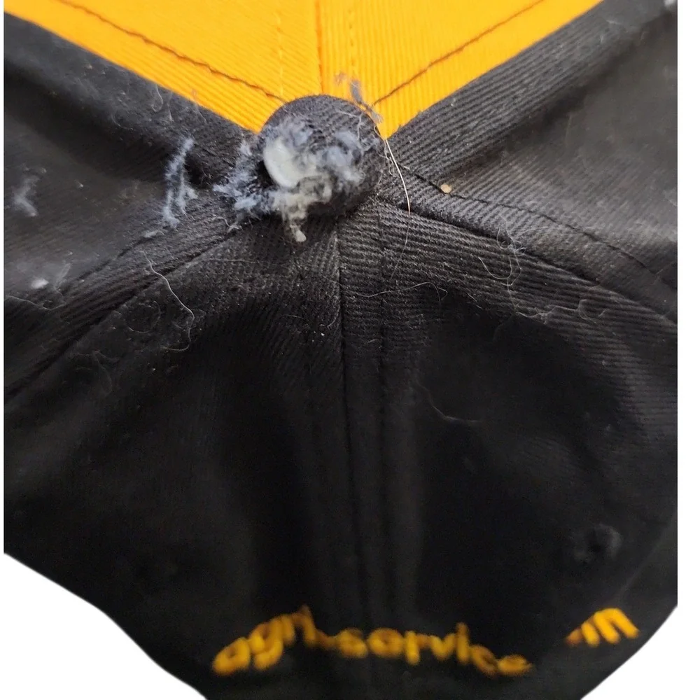 Challenger Tractor Hat Legend Agri-Service Yellow Embroidered Cap Adjustable